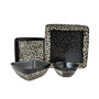 Desert Bloom 16 Piece Stoneware Dinnerware Set