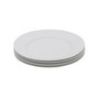 Everyday Whiteware Classic Rim Salad Plate 4 Piece Set