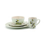 Retro Bloom 16 Piece Luxurious Stoneware Dinnerware Set