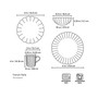 French Perle Solid 4 Piece Place Setting, Service for 1