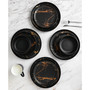 Zora 16 Pieces Dinnerware Set, Service For 4