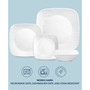 Cherish Square 16 Piece Dinnerware Set, Service for 4