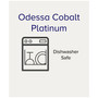 Odessa Cobalt Platinum 5 Pc Place Setting