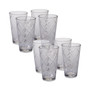 Clear Diamond Acrylic 8-Pc. Iced Tea Glass Set