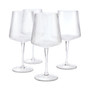 Clear Fluted Wine Glasses, Set of 4, Created for Macy's