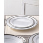 Austin Platinum Set of 4 Dinner Plates, Service For 4