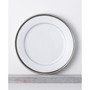 Austin Platinum Set of 4 Dinner Plates, Service For 4