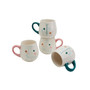 Embossed Mugs  20oz, Set of 4