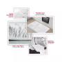 Ultra Soft Non Slip Shaggy Bath Rug - Small 17"x24"