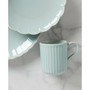 French Perle Solid 4 Piece Mug Set, Service for 4