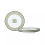 Infinity 4 Piece Bread Butter/Appetizer Plate Set, Service for 4