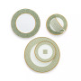 Infinity 4 Piece Bread Butter/Appetizer Plate Set, Service for 4