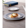 Infinity 4 Piece Bread Butter/Appetizer Plate Set, Service for 4
