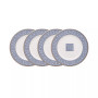 Infinity 4 Piece Bread Butter/Appetizer Plate Set, Service for 4