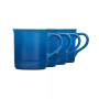 14 oz. Stoneware Set of Four Coffee Mugs
