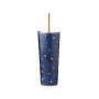 Blue Bay Stainless Steel Tumbler with Straw