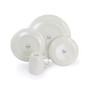 Laura 32 Piece Porcelain Dinnerware Set with 2 Serving Bowls