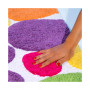 Plush Pebble Pattern Bath Rug