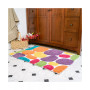 Plush Pebble Pattern Bath Rug