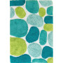 Plush Pebble Pattern Bath Rug