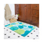 Plush Pebble Pattern Bath Rug