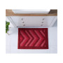Ultra Soft Non Slip Shaggy Bath Rug - Chevron Design - Small 17"x24"