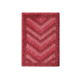 Ultra Soft Non Slip Shaggy Bath Rug - Chevron Design - Small 17"x24"