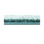 Ultra Soft Non Slip Shaggy Bath Rug - Chevron Design - Small 17"x24"