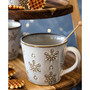 Snowflake Mugs, Set of 4