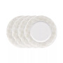 Hammock "Dots" Rim Dinner Plates, Set of 4