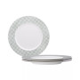 Hammock "Dots" Rim Dinner Plates, Set of 4