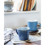 Studio Blue 2-Pc. Ridged Mug Set