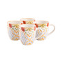 Tierra Mosaic Hand-Painted 4 Piece Mug Set