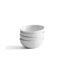 Everyday Whiteware Soup Cereal Bowl 4 Piece Set