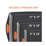 Yum-o! Oven Lovin' 3-Piece Nonstick Cookie Pan Set