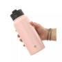 Water Bottle with Flip Lid, Sport Straw Lid, 32 oz