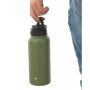 Water Bottle with Flip Lid, Sport Straw Lid, 32 oz