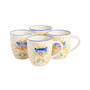Tierra Tile Hand-Painted 4 Piece Mug Set