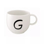CLOSEOUT! Porcelain Letter Mug