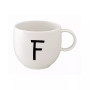 CLOSEOUT! Porcelain Letter Mug
