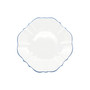 Amelie Royal Blue Rim 10.5" Dinner Plate