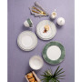 Hammock Stripes Rim Salad Plates, Set of 4