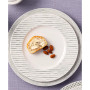 Hammock Stripes Rim Salad Plates, Set of 4