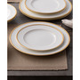 Rochelle Gold Set of 4 Dinner Plates, Service For 4