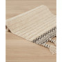Overtufted Cotton Fringe Bath Rug, 17" x 32"