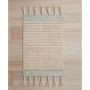 Overtufted Cotton Fringe Bath Rug, 17" x 32"