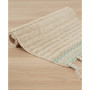 Overtufted Cotton Fringe Bath Rug, 17" x 32"