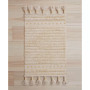 Overtufted Cotton Fringe Bath Rug, 17" x 32"