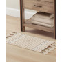 Overtufted Cotton Fringe Bath Rug, 17" x 32"