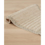 Overtufted Cotton Fringe Bath Rug, 17" x 32"